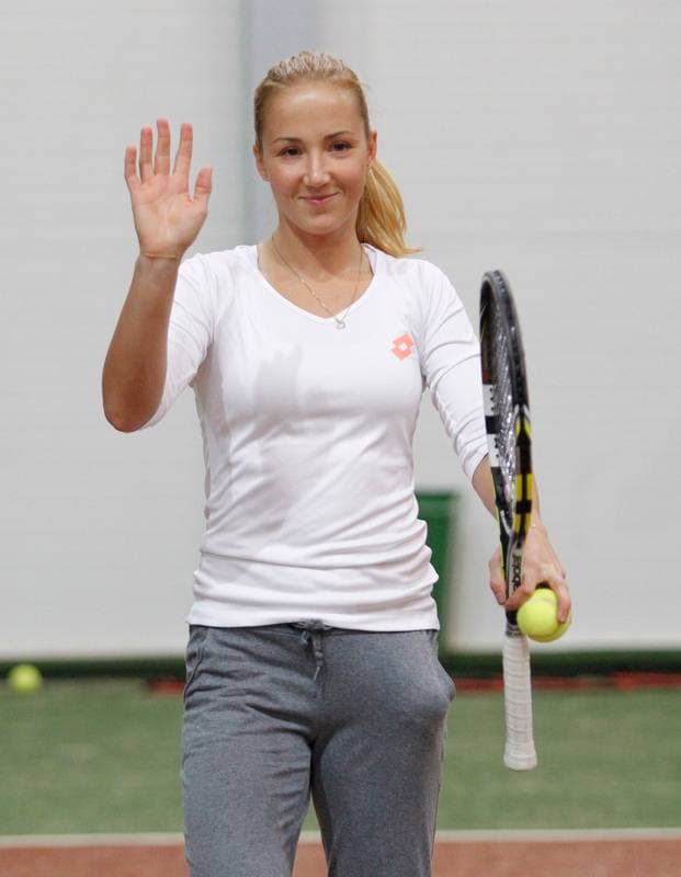 Tennis. II Liga. Training. 28.11.2014