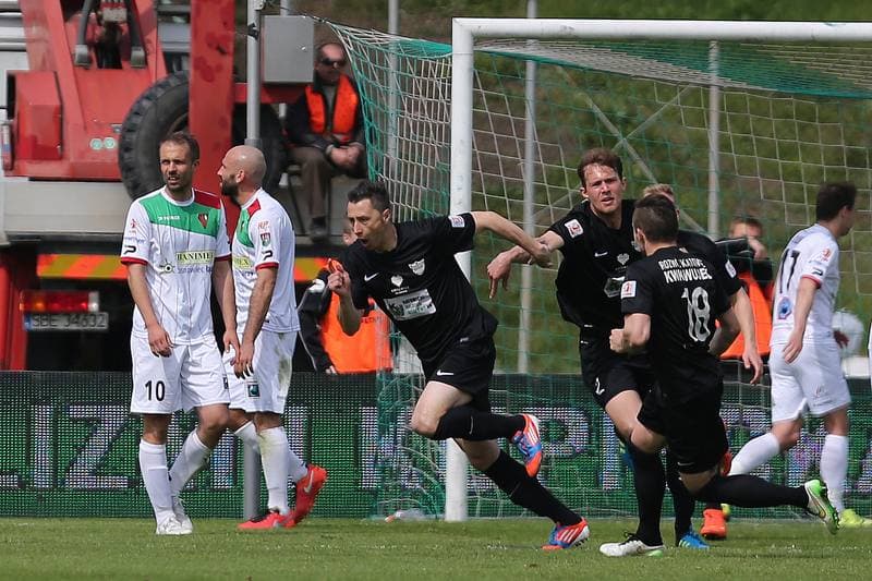 Football. I Liga. Zaglebie Sosnowiec - Rozwoj Katowice. 01.05.2016