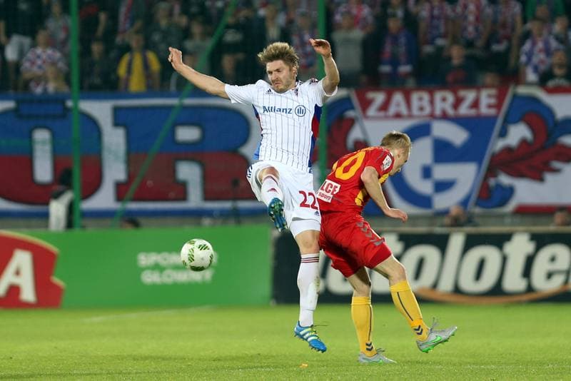 Football. Ekstraklasa. Gornik Zabrze - Korona Kielce. 10.05.2016