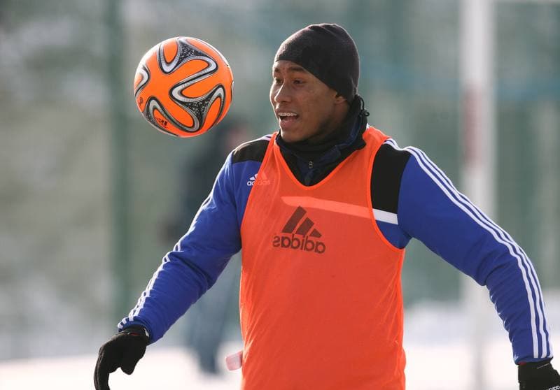 Football. Piast Gliwice. Training. 08.01.2015