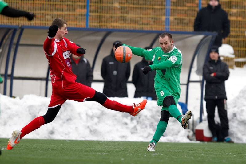 Football. Friendly Match. GKS Katowice - Rakow Czestochowa. 28.01.2015