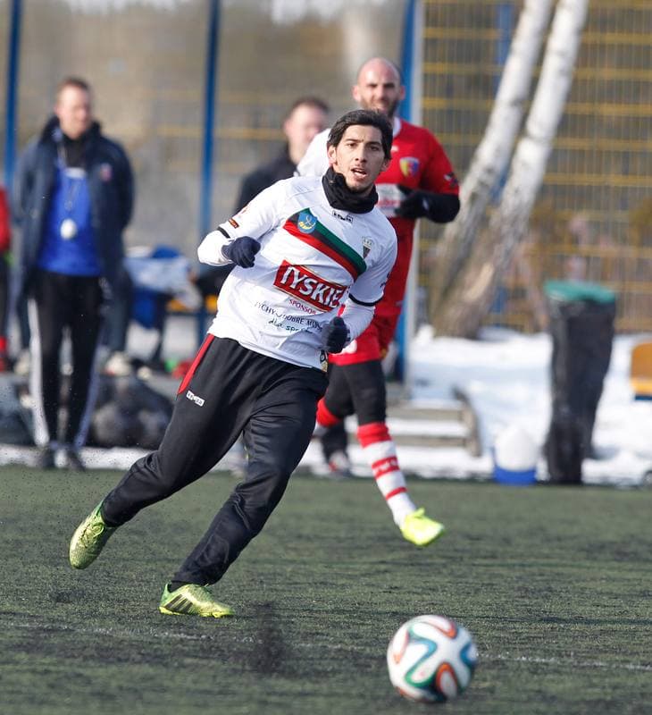 Football. Friendly Match. GKS Tychy - Limanovia Limanowa. 04.02.2015