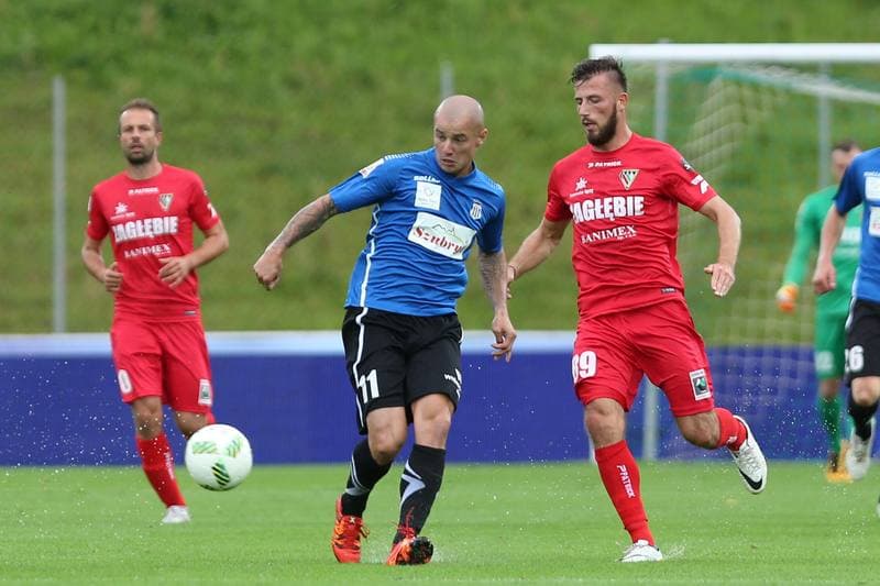 Football. I Liga. Zaglebie Sosnowiec - Sandecja Nowy Sacz. 21.08.2016