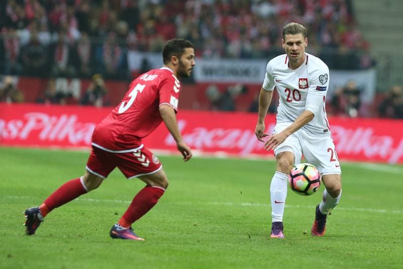 Football. World Cup Qualifiers. Poland - Denmark. 08.10.2016