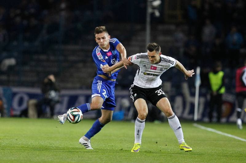 Football. T-Mobile Ekstraklasa. Ruch Chorzow - Legia Warsaw. 24.04.2015
