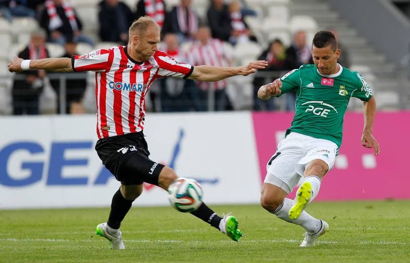 Football. T-Mobile Ekstraklasa. Cracovia Krakow - GKS Belchatow. 10.05.2015