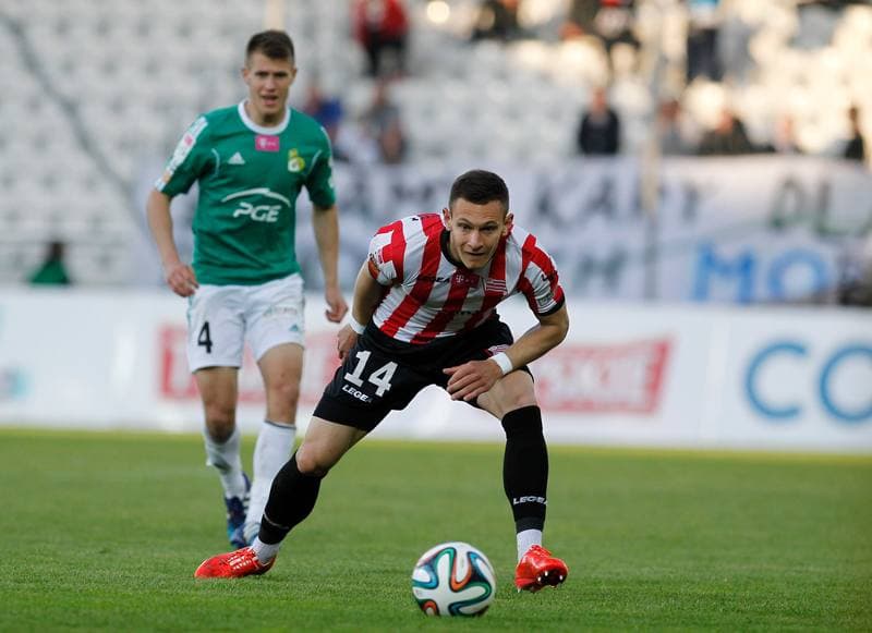 Football. T-Mobile Ekstraklasa. Cracovia Krakow - GKS Belchatow. 10.05.2015