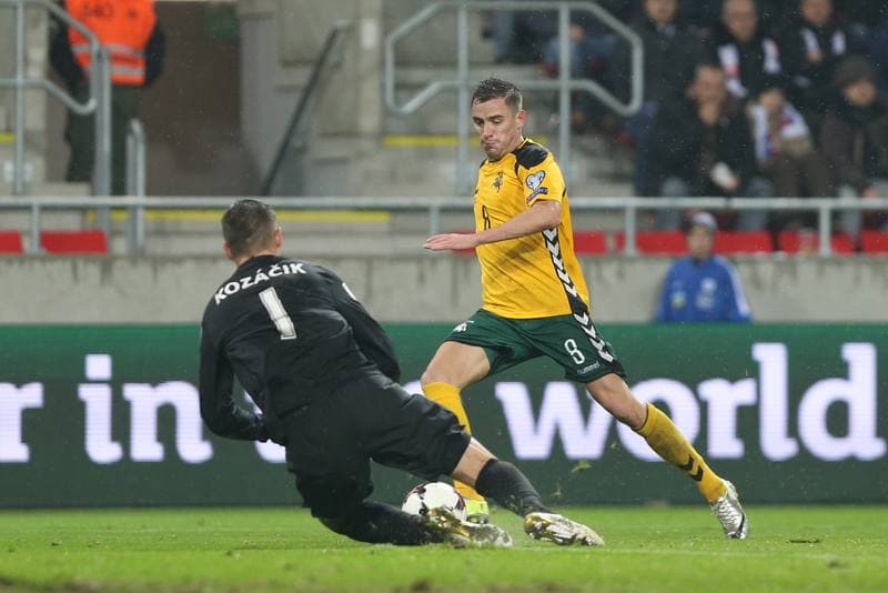 Football. World Cup Qualifiers. Slovakia - Lithuania. 11.11.2016