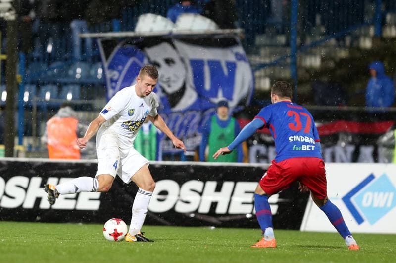 Football. Nice I Liga. Ruch Chorzow - Odra Opole. 29.10.2017