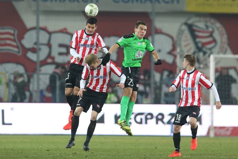 Football. Lotto Ekstraklasa. Cracovia Krakow - Gornik Leczna. 04.12.2016