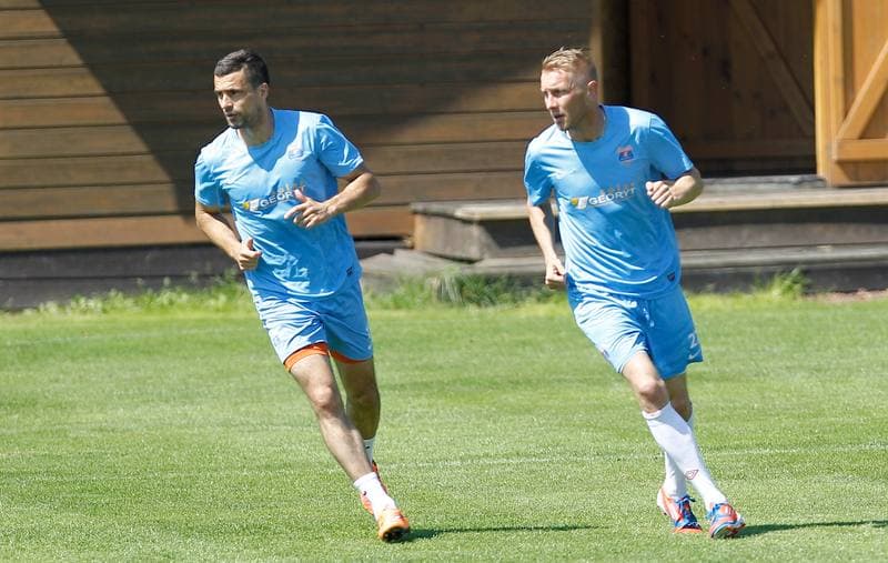 Football. Termalica Bruk-Bet Nieciecza. Training. 03.07.2015
