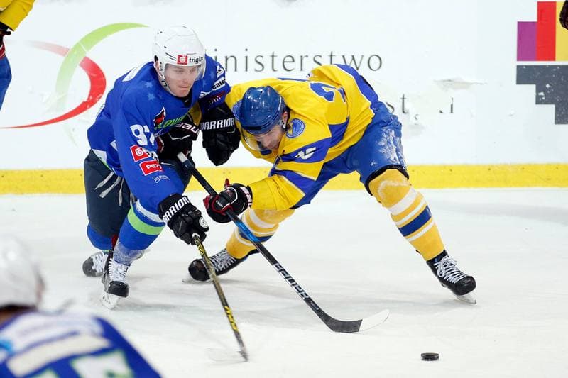 Ice Hockey. Euro Ice Hockey Challenge. Ukraine - Slovenia. 11.02.2017
