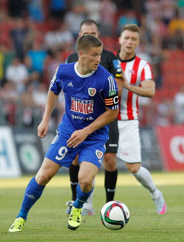 Football. T-Mobile Ekstraklasa. Cracovia Krakow - Piast Gliwice. 13.03.2015