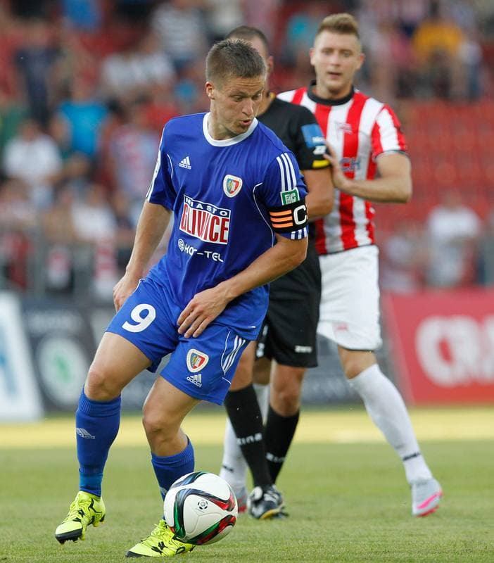 Football. T-Mobile Ekstraklasa. Cracovia Krakow - Piast Gliwice. 13.03.2015