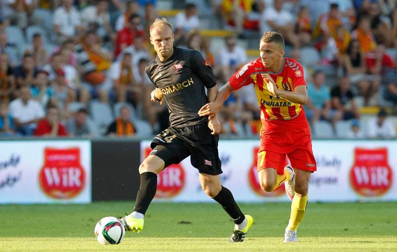 Football. PKO BP Ekstraklasa. Korona Kielce - Cracovia Krakow. 14.08.2015