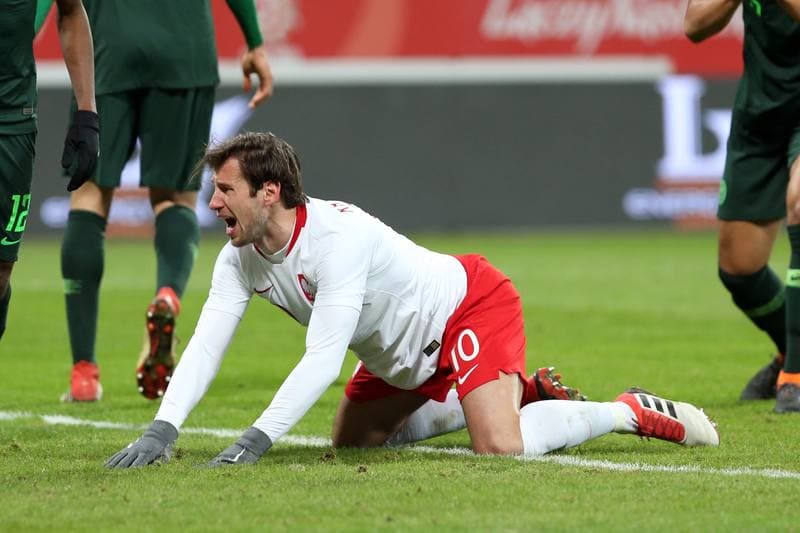 Football. International Friendly. Poland - Nigeria. 23.03.2018