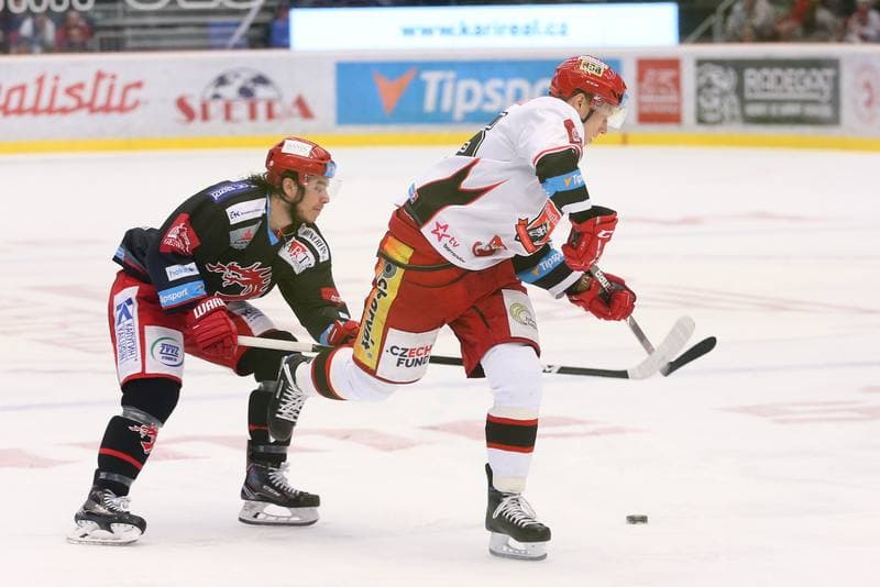 Ice Hockey. TipSport Extraliga. Ocelari Trinec - Mountfield Hradec Kralove. 03.04.2018
