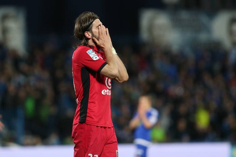 Football. Lotto Ekstraklasa. Ruch Chorzow - Piast Gliwice. 03.04.2017