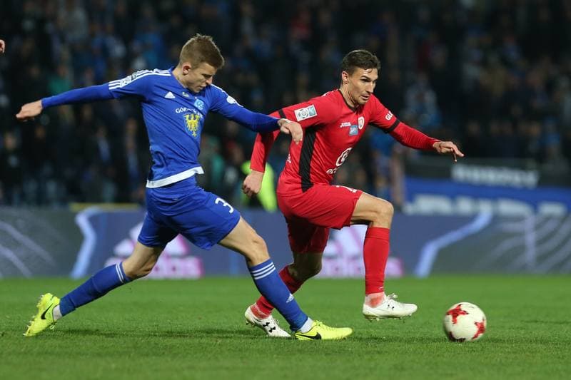 Football. Lotto Ekstraklasa. Ruch Chorzow - Piast Gliwice. 03.04.2017