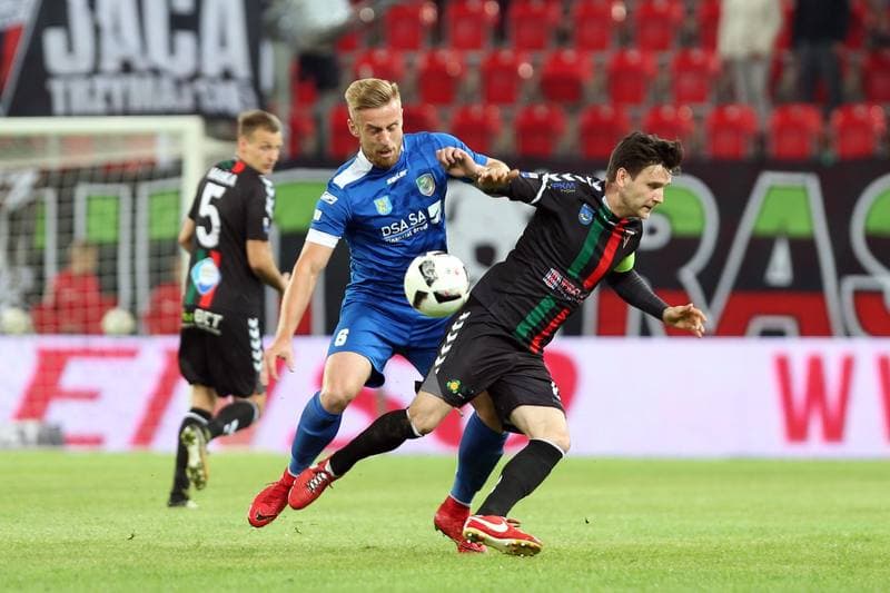Football. Nice I Liga. GKS Tychy - Miedz Legnica. 04.05.2018