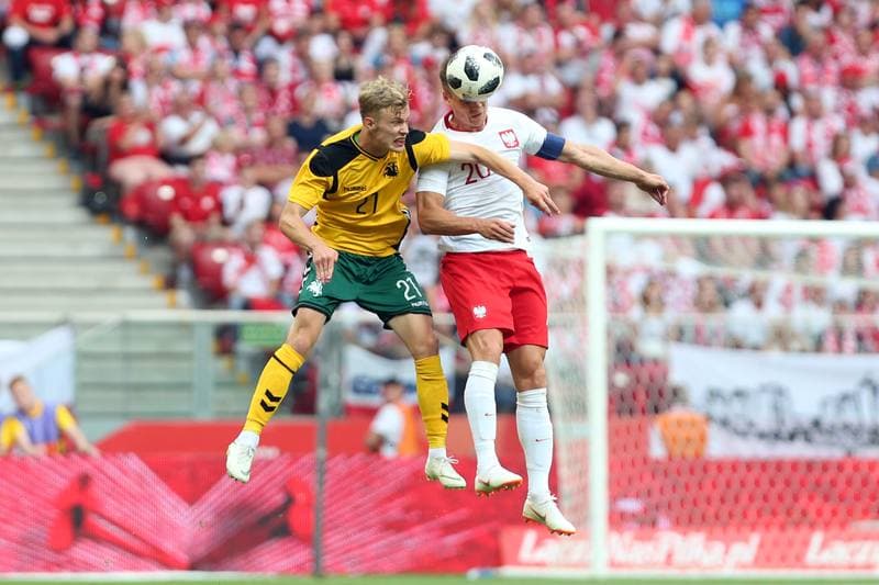 Football. International Friendly. Poland - Lithuania. 12.06.2018