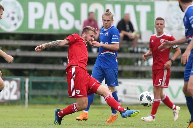 Football. Sparing. Podbeskidzie Bielsko-Biala - Piast Gliwice. 07.07.2018