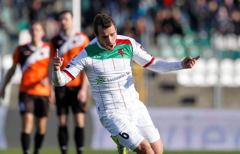 Football. Polish First League. Zaglebie Sosnowiec - Chrobry Glogow. 08.11.2015