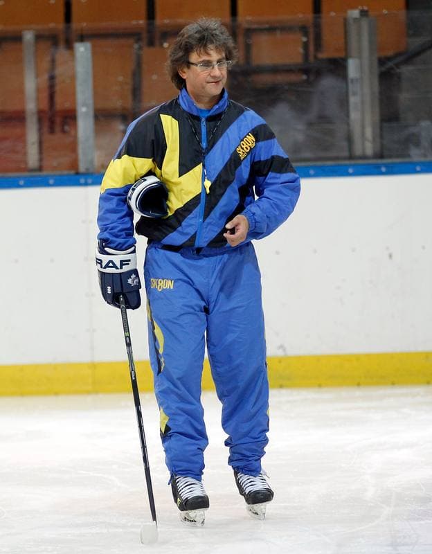 Ice Hockey. Jaroslaw Byrski Camp. Training. 27.11.2015