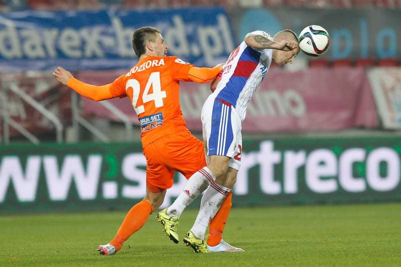 Football. PKO BP Ekstraklasa. Gornik Zabrze - Termalica Bruk-Bet Nieciecza. 12.12.2015