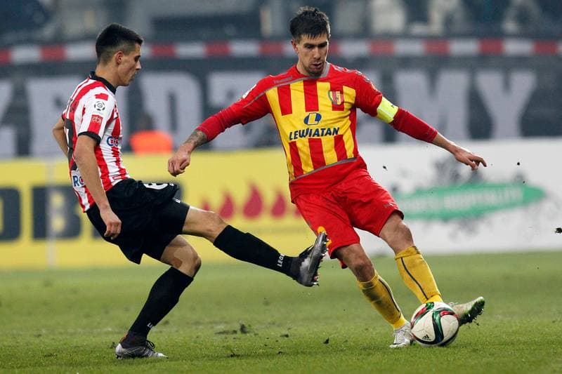 Football. T-Mobile Ekstraklasa. Cracovia Krakow - Korona Kielce. 22.05.2015