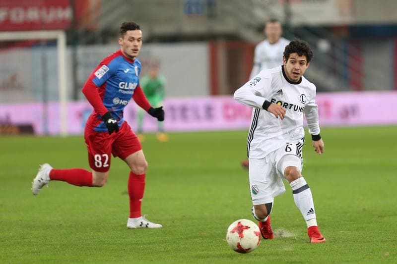 Football. Lotto Ekstraklasa. Piast Gliwice - Legia Warsaw. 12.12.2017
