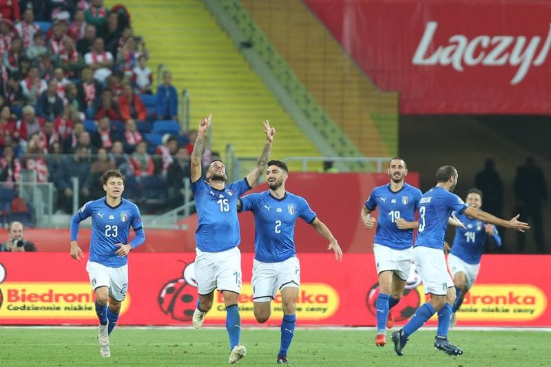 Football. UEFA Nations League. Poland - Italy. 14.10.2018