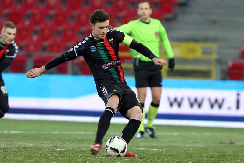 Football. Nice I Liga. GKS Tychy - Chrobry Glogow. 03.03.2018