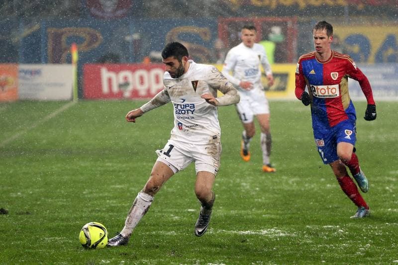 Football. Ekstraklasa. Piast Gliwice - Pogon Szczecin. 19.02.2016