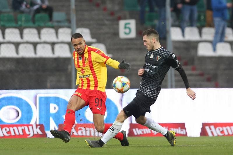 Football. Lotto Ekstraklasa. Zaglebie Sosnowiec - Korona Kielce. 02.03.2019