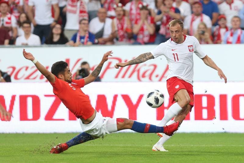 Football. International Friendly. Poland - Chile. 08.06.2018