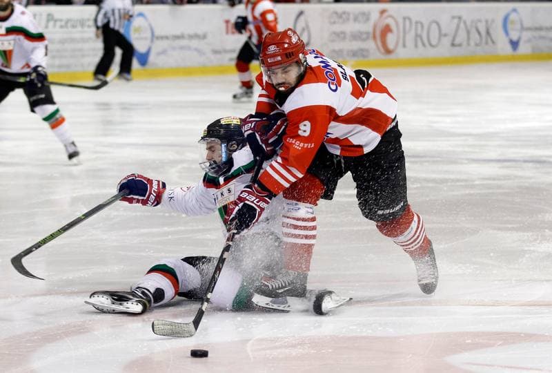 Ice Hockey. Polish Hockey League. GKS Tychy - Comarch Cracovia. 24.03.2016