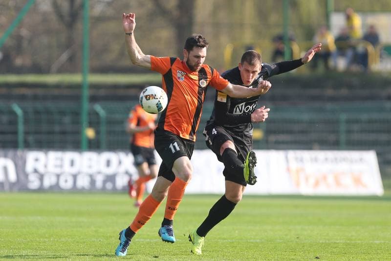 Football. Fortuna I Liga. GKS Katowice - Chrobry Glogow. 07.04.2019