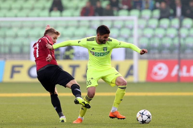 Football. Fortuna:Liga. MFK Karvina - Sparta Prague. 10.11.2018