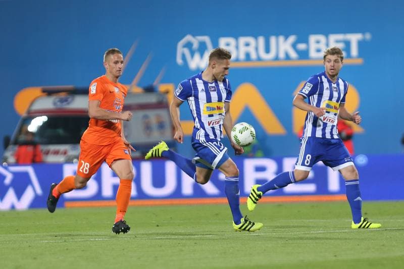 Football. Lotto Ekstraklasa. Bruk-Bet Termalica Nieciecza - Wisla Plock. 23.09.2016