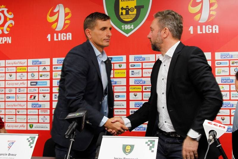 Football. GKS Katowice. Press Conference. 20.10.2016