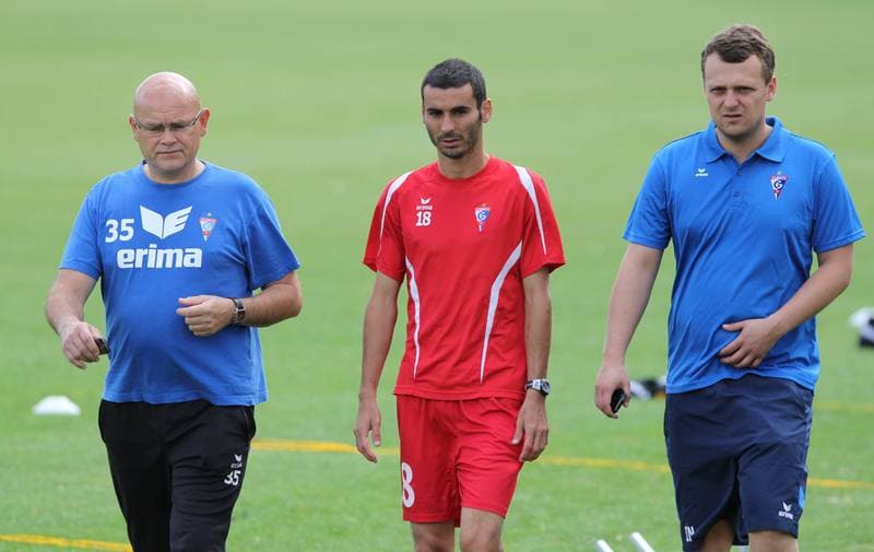 Football. Gornik Zabrze. Training. 12.07.2011