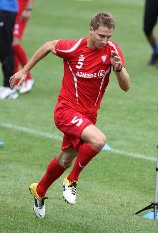 Football. Gornik Zabrze. Training. 12.07.2011