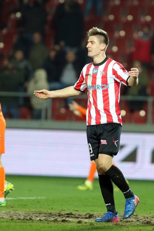 Football. Lotto Ekstraklasa. Cracovia Krakow - Zaglebie Lubin. 13.03.2017