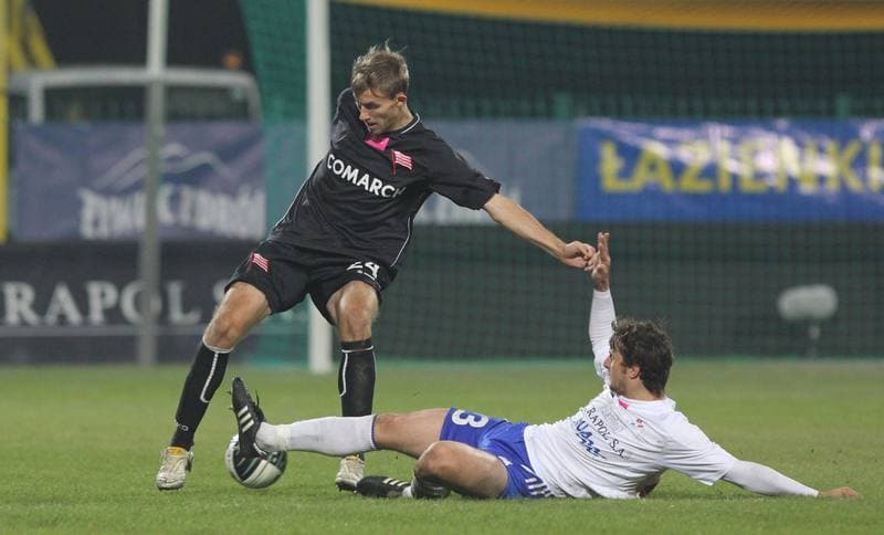 Football. T-Mobile Ekstraklasa. Podbeskidzie Bielsko-Biala - Cracovia Krakow. 14.10.2011