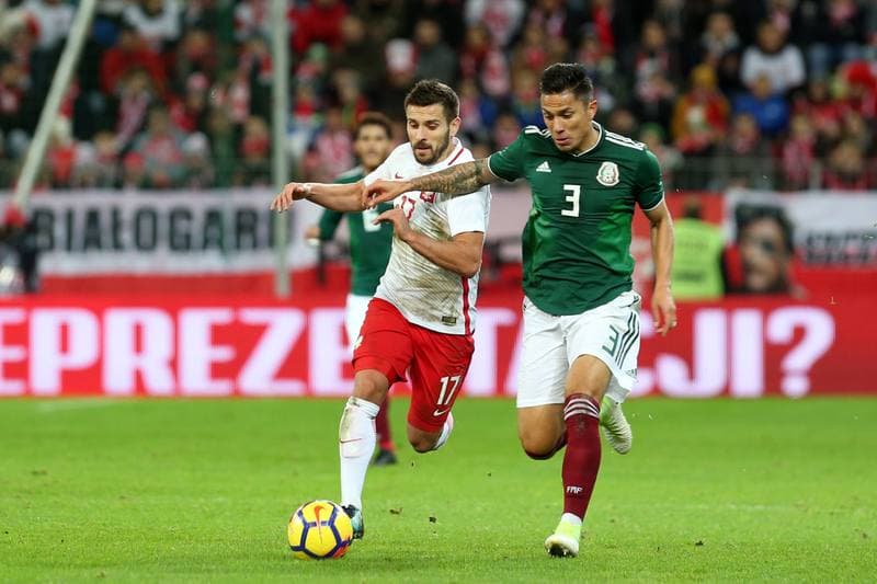Football. International Friendly. Poland - Mexico. 13.11.2017