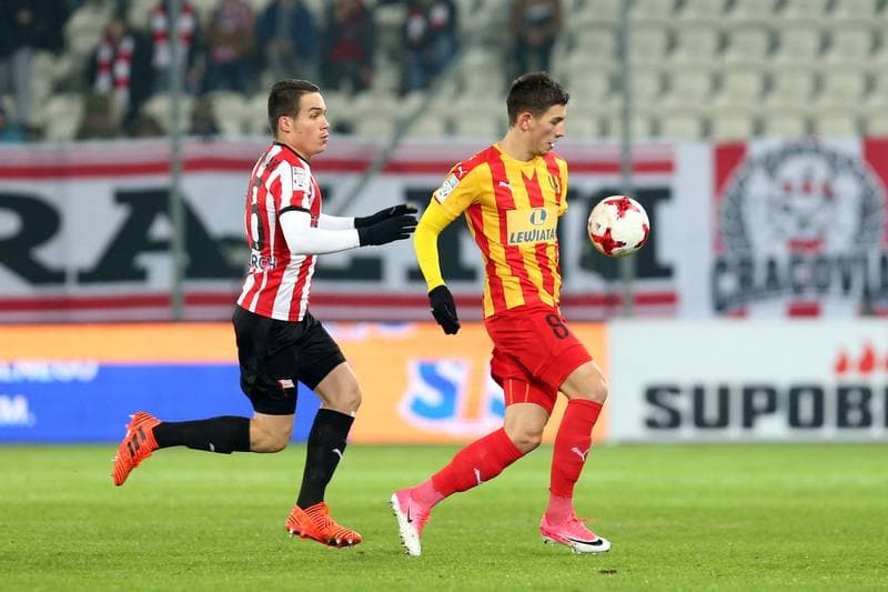 Football. Lotto Ekstraklasa. Cracovia Krakow - Korona Kielce. 04.12.2017