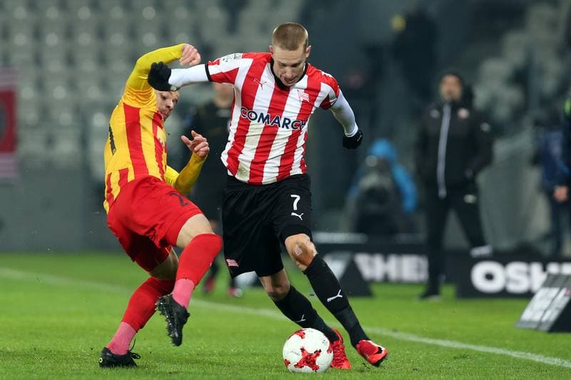 Football. Lotto Ekstraklasa. Cracovia Krakow - Korona Kielce. 04.12.2017