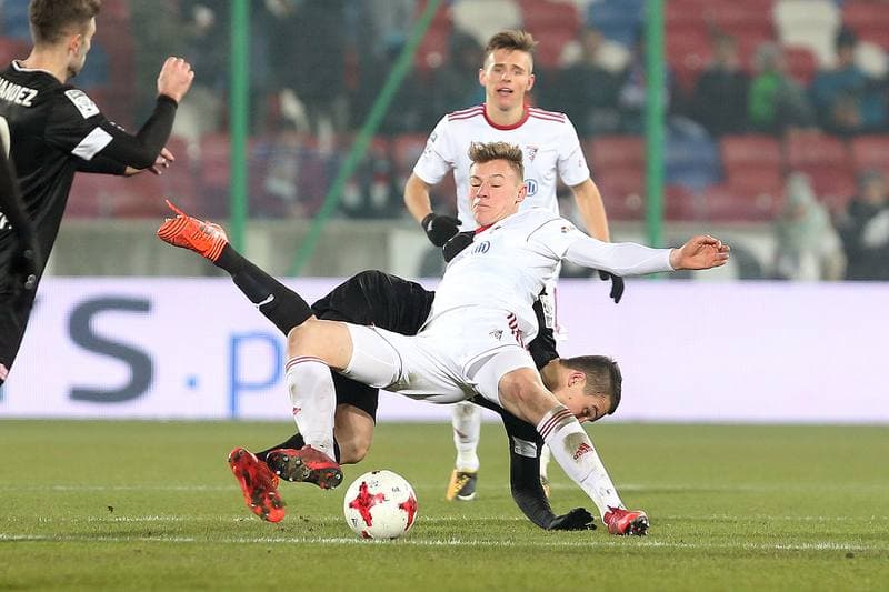 Football. Lotto Ekstraklasa. Gornik Zabrze - Cracovia Krakow. 18.12.2017