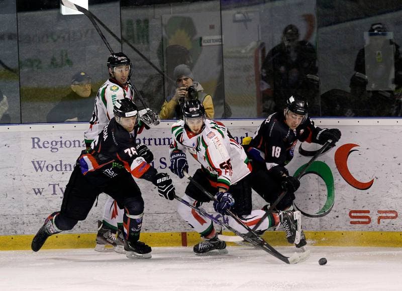 Ice Hockey. Polska Hokej Liga. GKS Tychy - Ciarko KH Sanok. 23.01.2015
